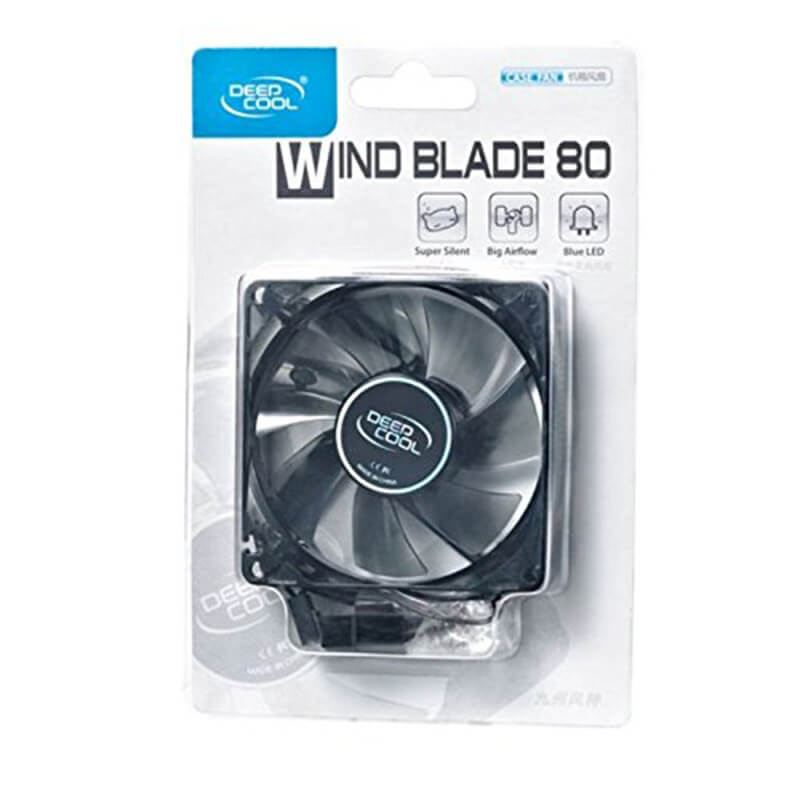 Deepcool Wind Blade 80 Blue (Single Pack)